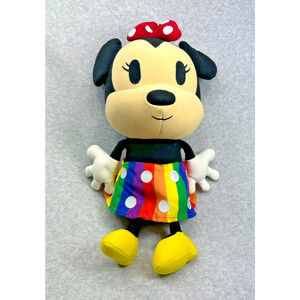 Yogibo Mini Mouse Rainbow Squishie Plush Pillow 19" EPS Beads 2021